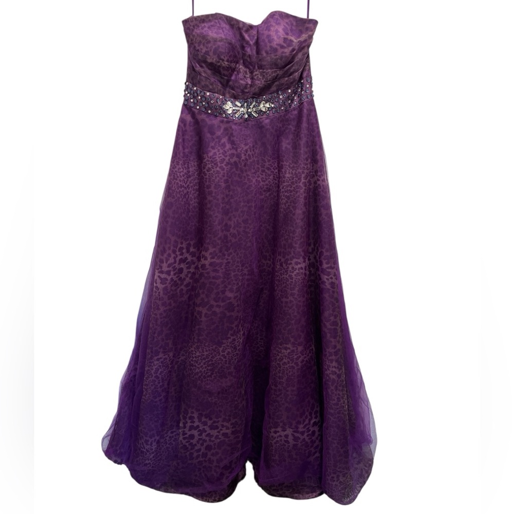 Strapless Prom Gown